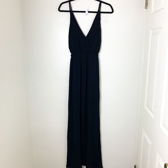 Lulu’s Lost in Paradise Black Maxi Dress XS - Picture 2 of 7